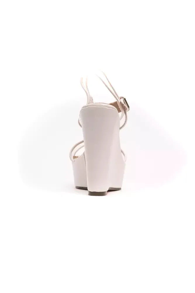 Péché Originel White Polyethylene Women's Wedge Sandal - Zeiniez