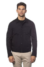 Verri Black Cotton Men Bomber Jacket - Zeiniez