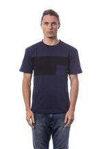 Verri Blue Cotton Men T-Shirt - Zeiniez