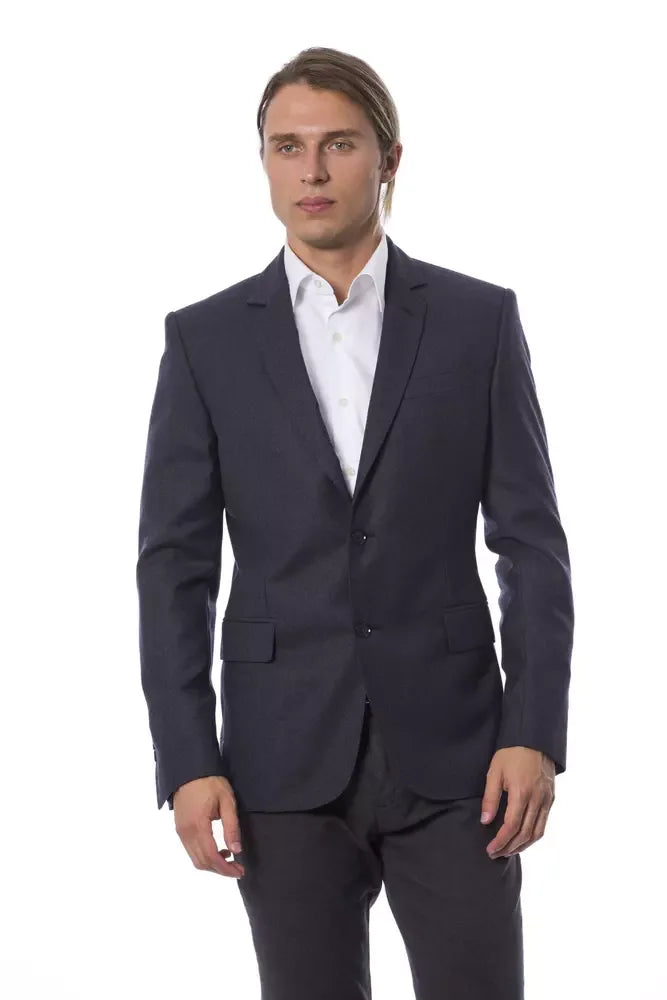Verri Blue Virgin Wool Blazer - Zeiniez
