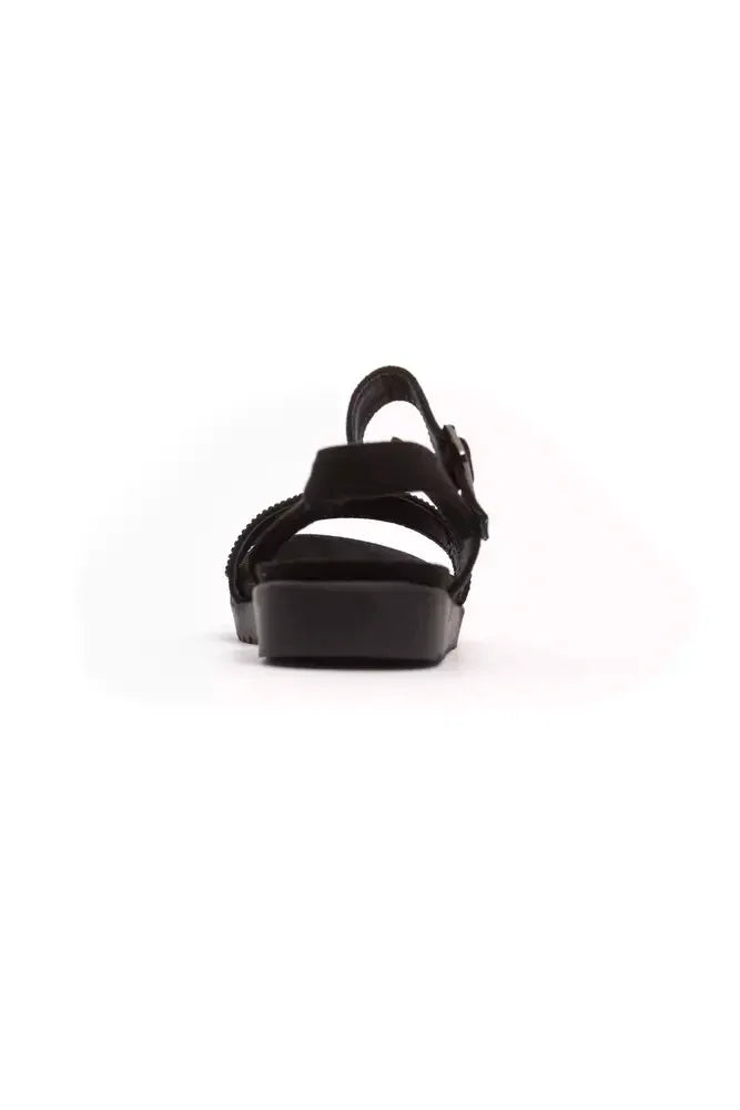 Péché Originel Black Textile Women Sandal - Zeiniez