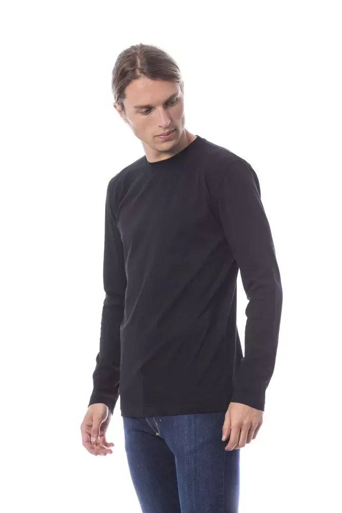 Verri Black Cotton Men T-Shirt - Zeiniez