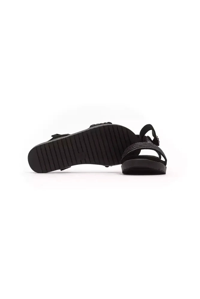 Péché Originel Black Textile Women Sandal - Zeiniez