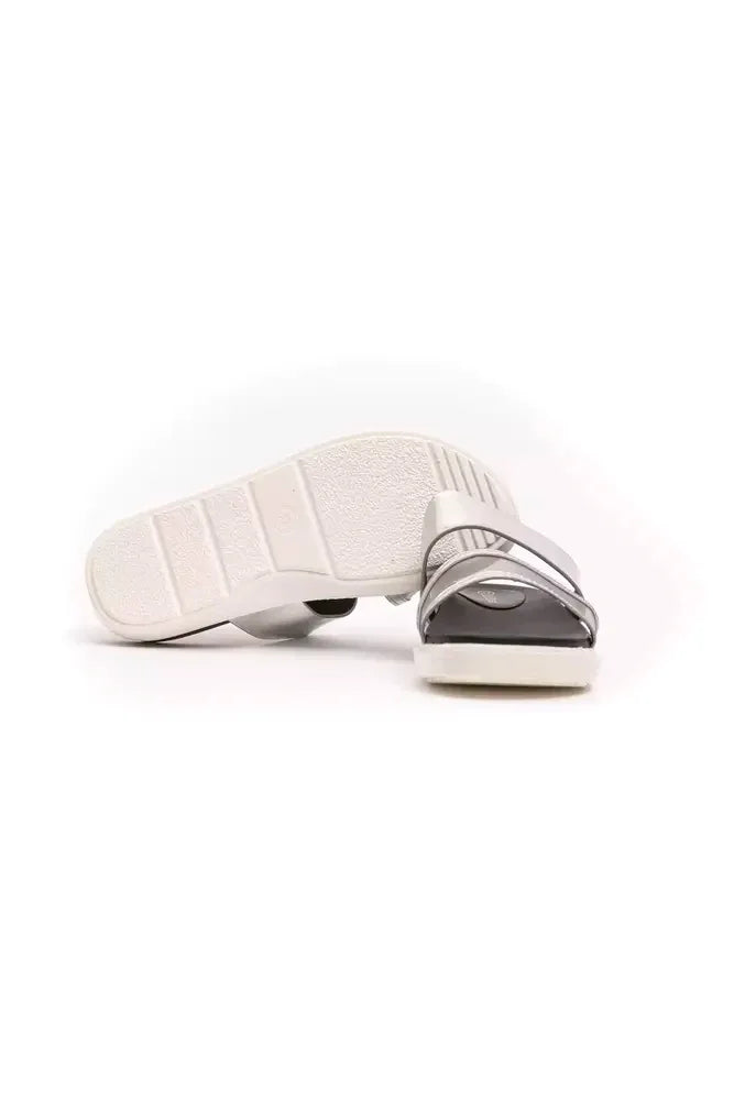 Péché Originel Silver Polyethylene Women Sandal - Zeiniez
