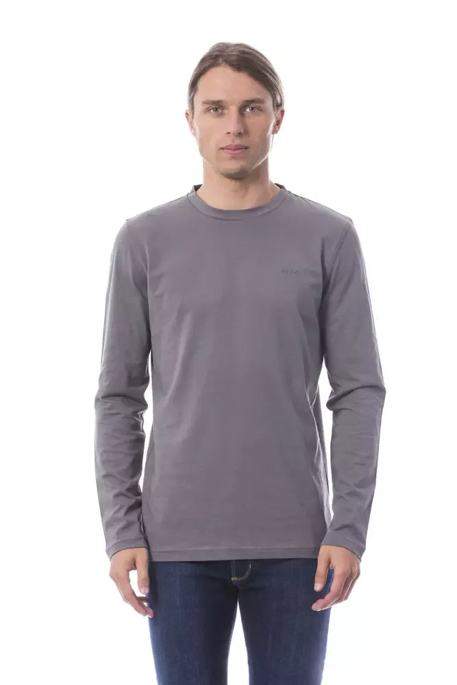 Verri Gray Cotton Men's T-Shirt - Zeiniez