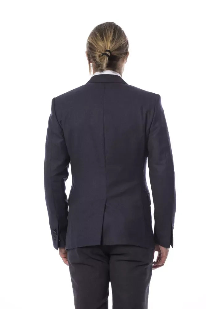 Verri Blue Wool Men's Blazer - Zeiniez