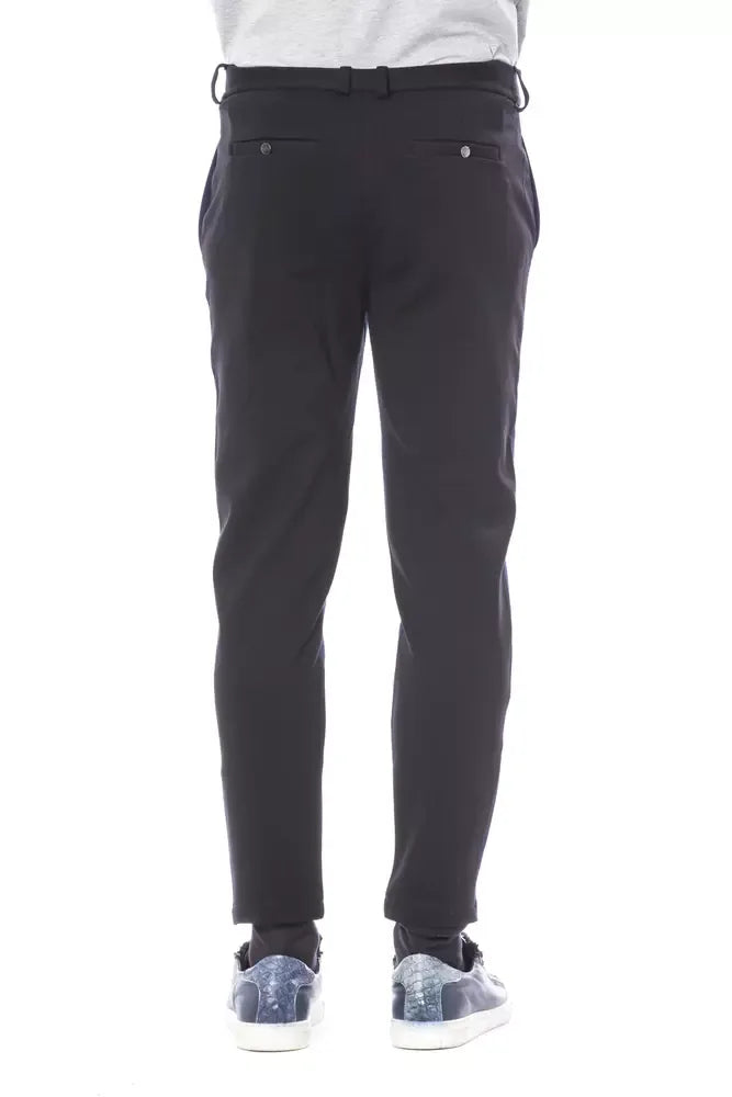 Verri Blue Viscose Men Pant - Zeiniez