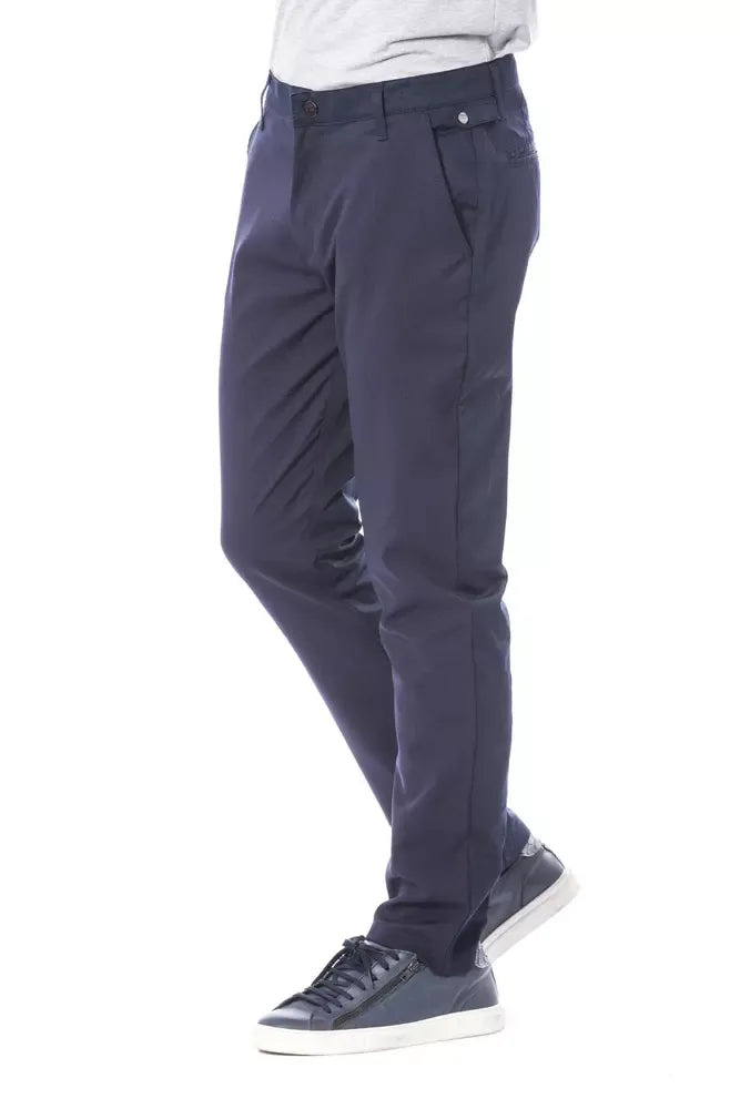 Verri Blue Polyester Men Pant - Zeiniez