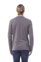 Verri Gray Cotton Men's T-Shirt - Zeiniez