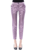 BYBLOS Purple Cotton Women Pants - Zeiniez