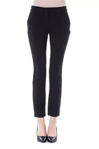 BYBLOS Black Polyester Women Pants - Zeiniez