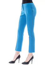 BYBLOS Light Blue Polyester Women Skinny Pant - Zeiniez