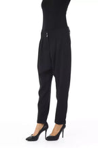 BYBLOS Black Polyester Women Pant - Zeiniez