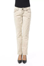 BYBLOS Beige Cotton Women Jeans - Zeiniez