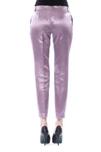 BYBLOS Purple Cotton Women Pants - Zeiniez