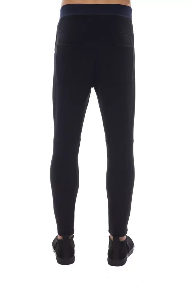 Nicolo Tonetto Black Viscose Men Pants - Zeiniez