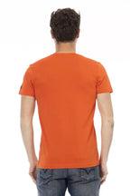 Trussardi Action Red Cotton Men T-Shirt - Zeiniez