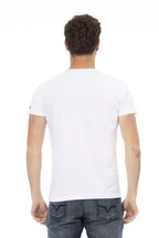 Trussardi Action White Cotton Men's T-Shirt - Zeiniez
