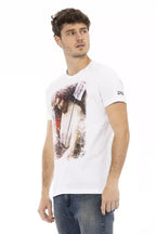 Trussardi Action White Cotton Men's T-Shirt - Zeiniez
