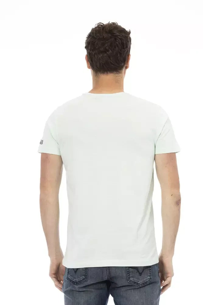 Trussardi Action "Light Blue Cotton Men's T-Shirt" - Zeiniez