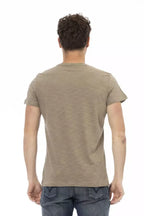 Trussardi Action "Green Cotton Men T-Shirt" - Zeiniez