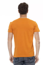 Trussardi Action "Orange Cotton Men T-Shirt" - Zeiniez