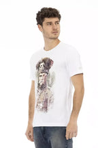 Trussardi Action White Cotton Men's T-Shirt - Zeiniez