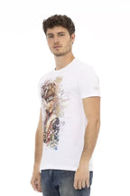 Trussardi Action White Cotton T-Shirt - Zeiniez