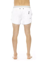 Bikkembergs White Polyester Men's Swim Short - Zeiniez