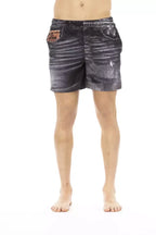 Just Cavalli Black Polyester Men's Swim Short - Zeiniez