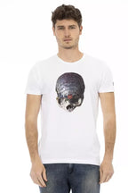 Trussardi Action White Cotton Men's T-Shirt - Zeiniez