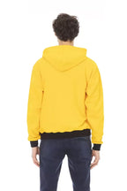Baldinini Trend Yellow Cotton Men Hoodie - Zeiniez