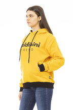Baldinini Trend Yellow Cotton Women Hoodie - Zeiniez