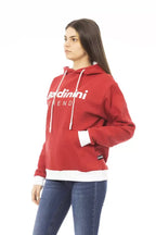 Baldinini Trend Red Cotton Women's Hoodie - Zeiniez