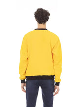 Baldinini Trend Yellow Cotton Men Sweater - Zeiniez