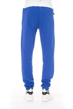 Baldinini Trend Blue Cotton Men's Sport Pant - Zeiniez