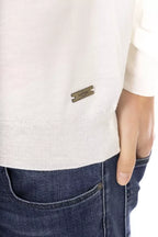 Baldinini Trend White Fabric Men's Turtleneck Sweater - Zeiniez