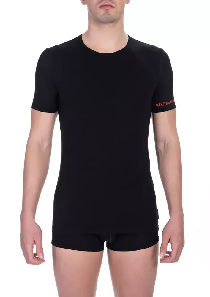 Bikkembergs "Black Cotton Men T-Shirt Twin Pack" - Zeiniez