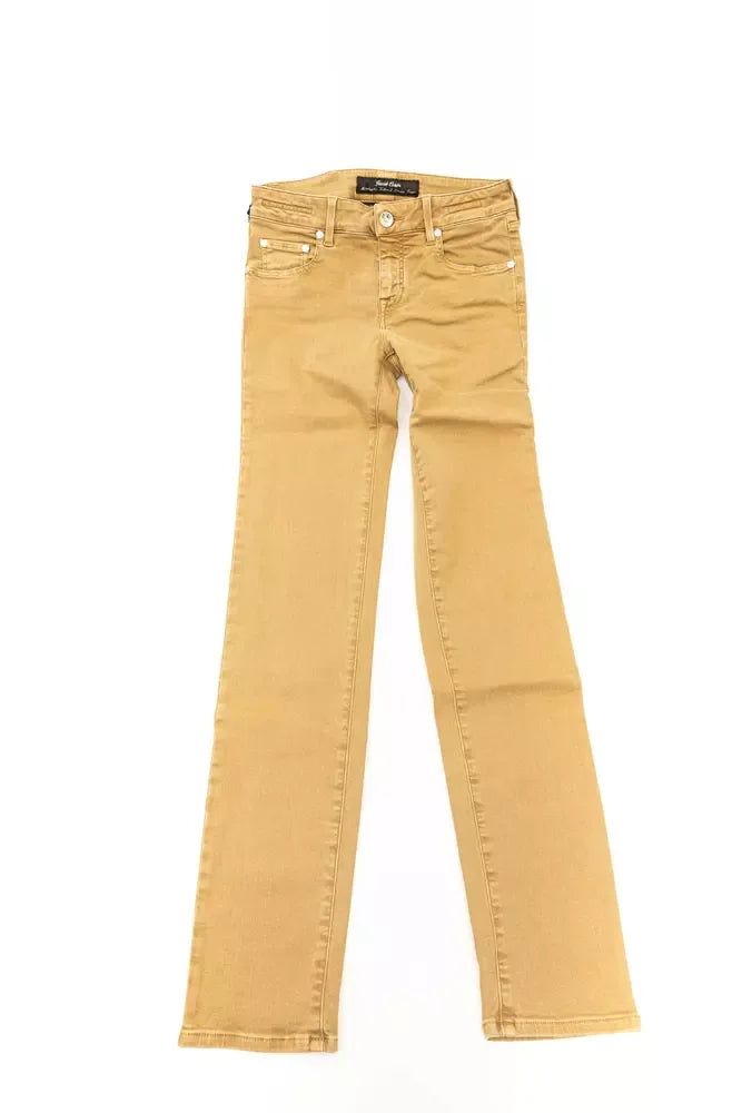 Jacob Cohen Beige Cotton Women Jeans - Zeiniez