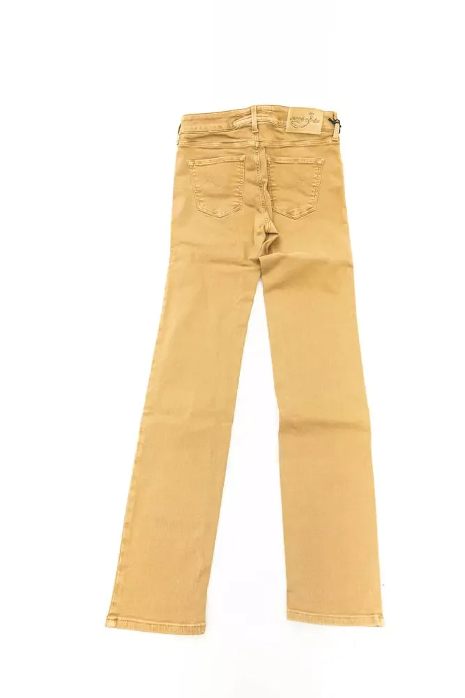 Jacob Cohen Beige Cotton Women Jeans - Zeiniez