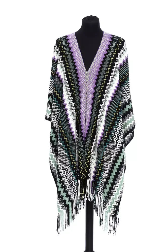 Missoni Multicolor Wool Women Poncho - Zeiniez