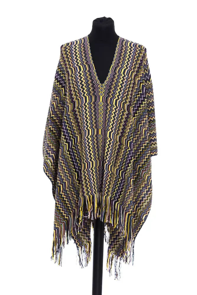 Missoni Multicolor Wool Women Poncho - Zeiniez