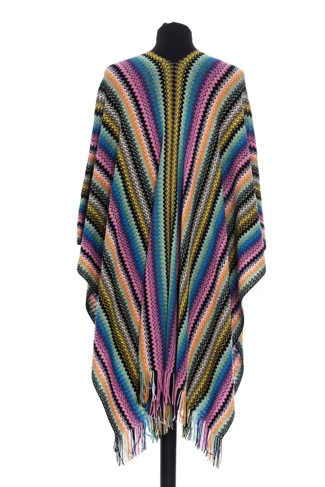 Missoni Multicolor Wool Women Poncho - Zeiniez