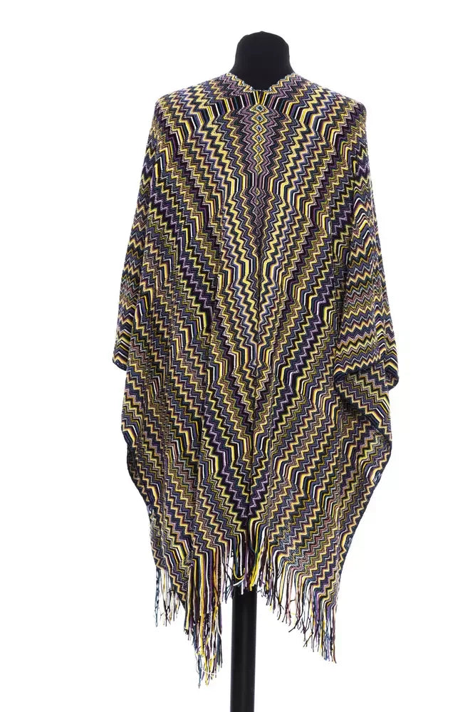 Missoni Multicolor Wool Women Poncho - Zeiniez