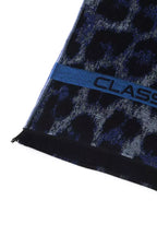 Cavalli Class Blue Wool Men Scarf - Zeiniez
