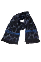 Cavalli Class Blue Wool Men Scarf - Zeiniez