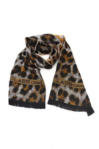 Cavalli Class Brown Wool Men Scarf - Zeiniez