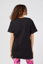 Custo Barcelona Black Cotton Women T-Shirt - Zeiniez