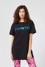 Custo Barcelona Blue Cotton Women T-Shirt - Zeiniez
