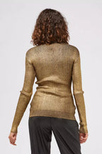 Custo Barcelona Gold Wool Women Sweater - Zeiniez